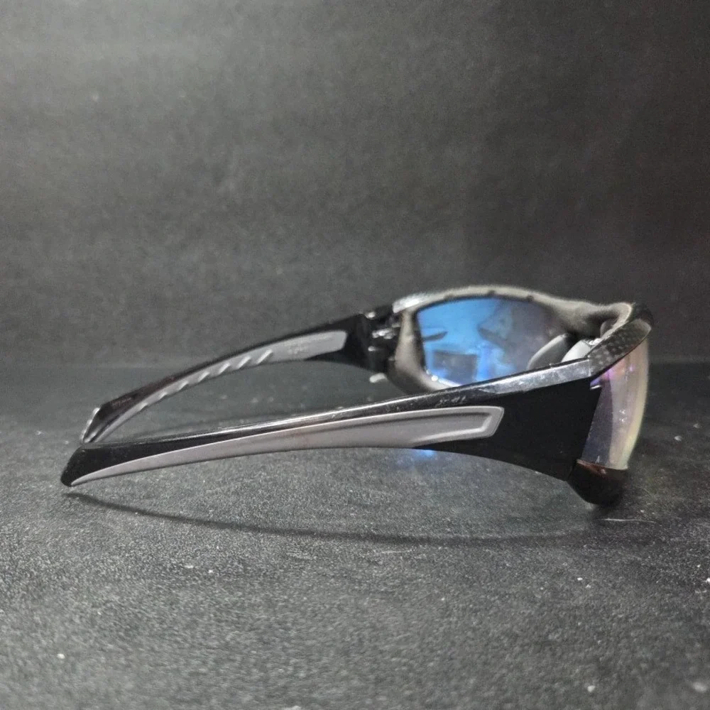 ORR‎ Safety XP750 Carbon Fiber Pattern Blue Mirror Lens ANSI Z87+ Glasses Mens